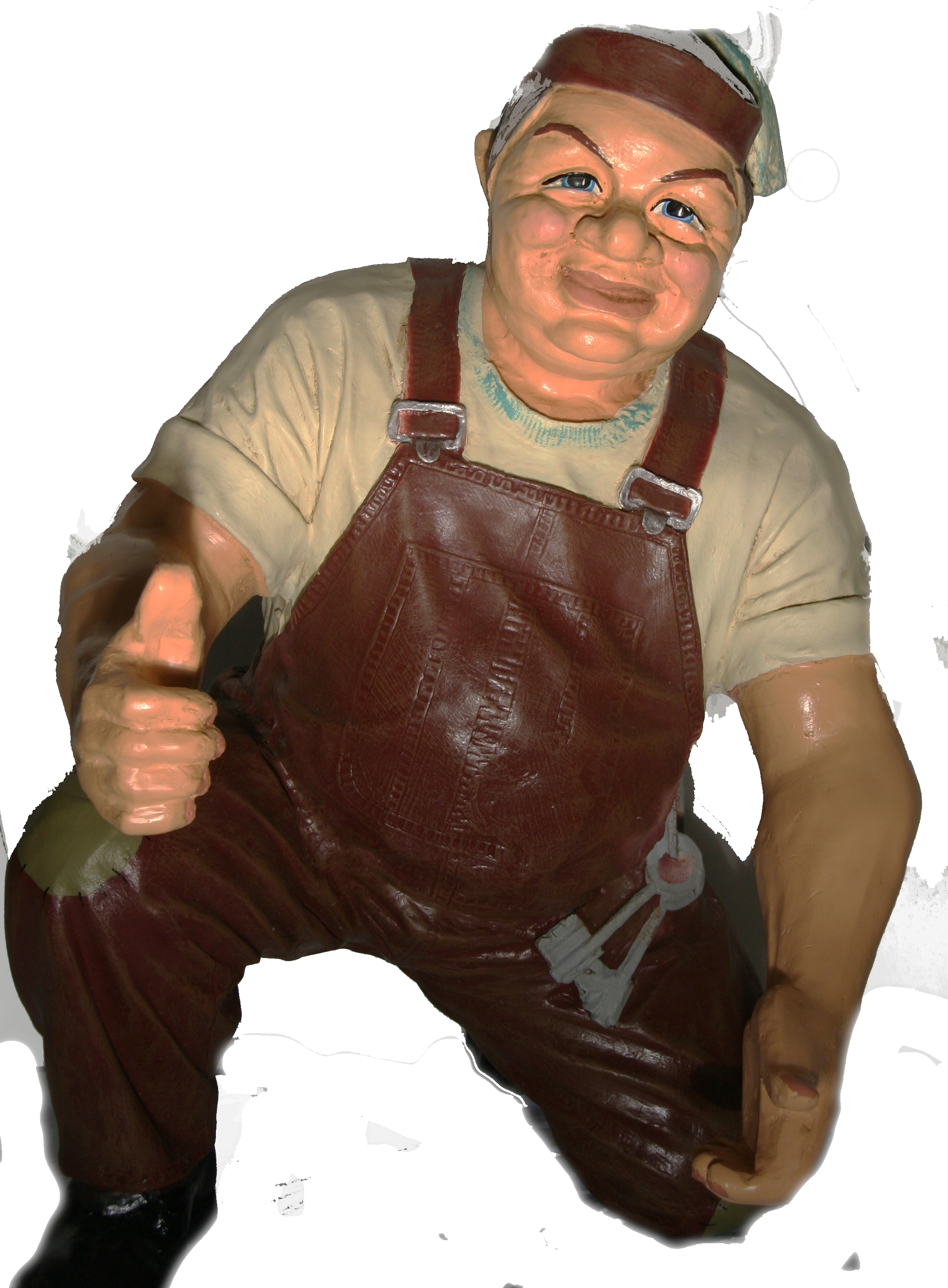 Dekofigur Winzer, (Weinbauer) GFK,  ca.70cm